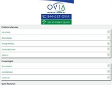Tablet Screenshot of getovia.com